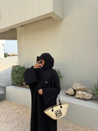 Black linen maxi teh.