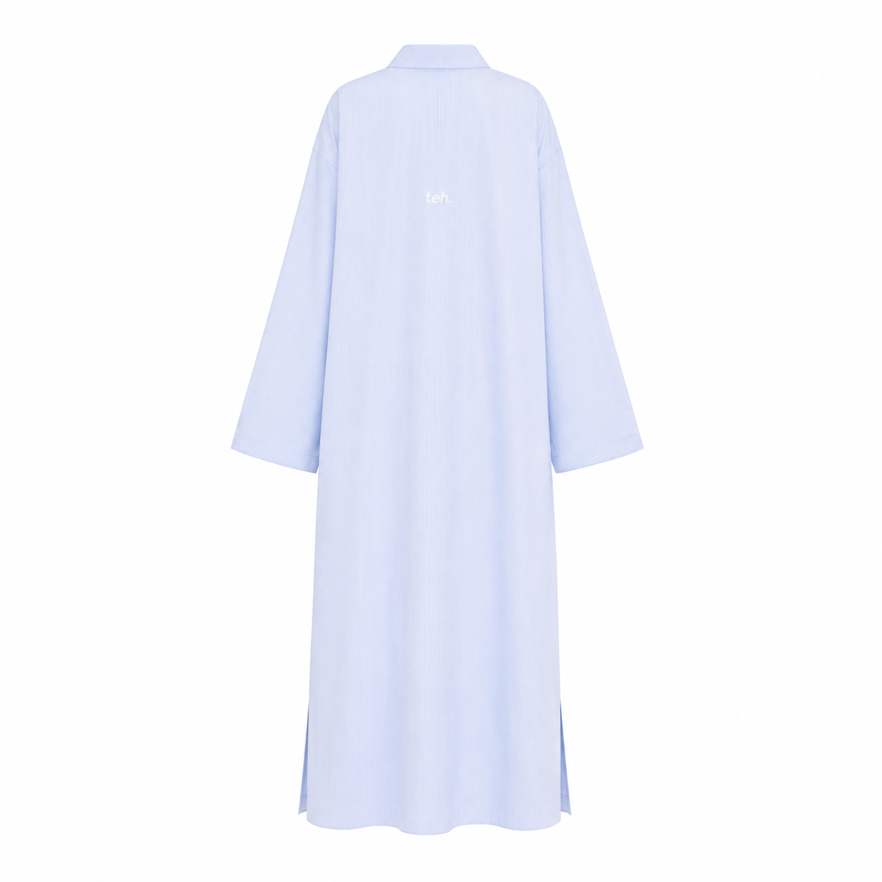 Pinstripe shirt-dress